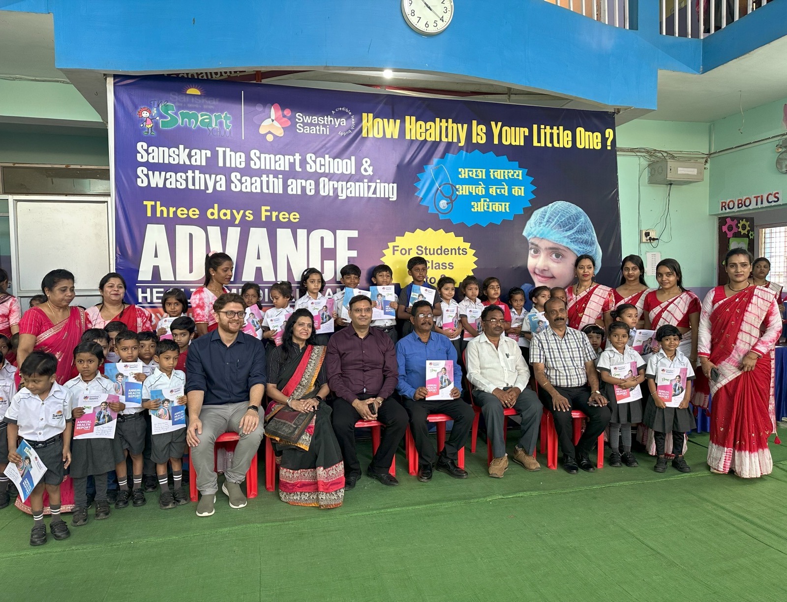 Preventive health camp at Sanskar The Smart School, Jagdalpur